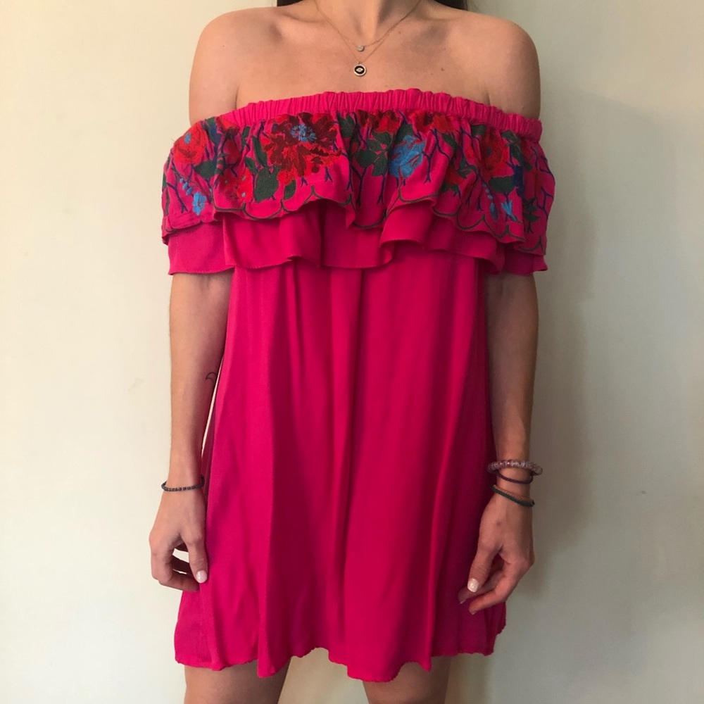 Beautiful Embroidered Mini Dress
